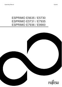Bruksanvisning Fujitsu Esprimo E7935 Stationär dator