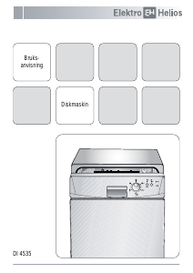 Bruksanvisning ElektroHelios DI4535 Diskmaskin