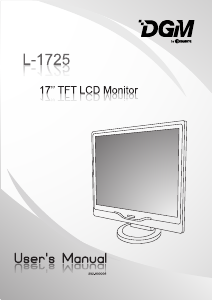 说明书 DGML-1725液晶显示器