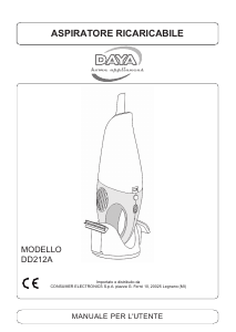 Manuale DAYA DD-212A Aspirapolvere a mano