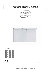 Manuale DAYA DCP-380HE Congelatore
