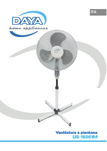 Manuale DAYA US-16061M Ventilatore