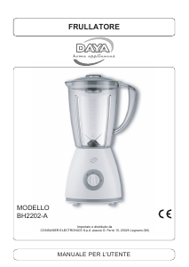 Manuale DAYA BH2202-A Frullatore