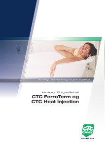 Bruksanvisning CTC 8020606 Heat Injection Benk Varmtvannsbereder