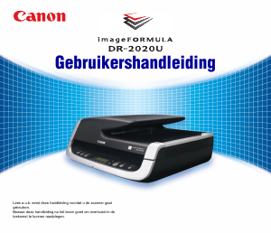 Handleiding Canon DR-2020U imageFORMULA Scanner