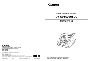 Handleiding Canon DR-9080C Scanner