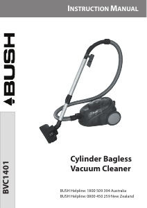 Manual Bush BVC1401 Vacuum Cleaner