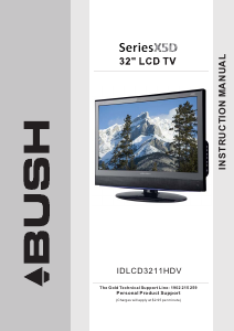 Handleiding Bush IDLCD3211HDV LCD televisie