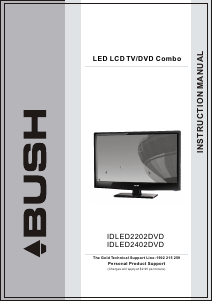 Handleiding Bush IDLED2202DVD LCD televisie