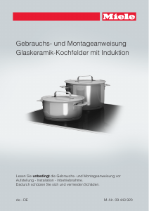 Bedienungsanleitung Miele KM 6367 Kochfeld
