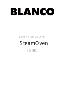 Handleiding Blanco BOSS382X Oven
