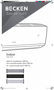 Manual Becken BAC2323 Air Conditioner