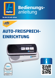Bedienungsanleitung Auto XS WK619S Freisprechanlage