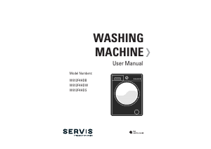 Handleiding Servis W812F4HDS Wasmachine