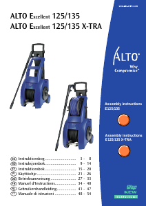 Bruksanvisning Alto Excellent 125/135 X-Tra Högtryckstvätt