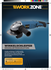 Bedienungsanleitung Workzone WAG-125/1150 Winkelschleifer