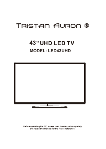 Handleiding Tristan Auron LED43UltraHD LED televisie