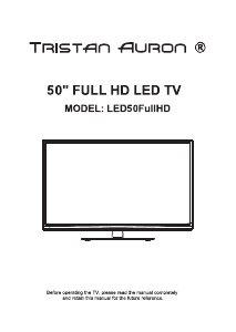 Handleiding Tristan Auron LED50FullHD LED televisie