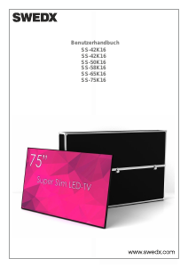 Bedienungsanleitung SWEDX SS-50K16 LED monitor