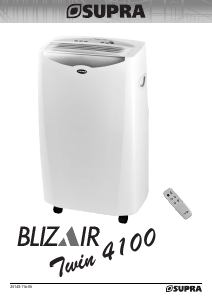 Mode d’emploi Supra Blizair Twin 4100 Climatiseur