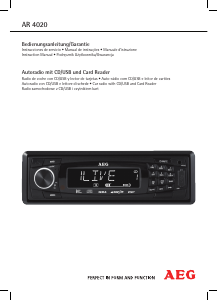 Manual AEG AR 4020 Auto-rádio