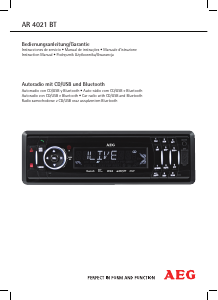 Manual AEG AR 4021 Auto-rádio