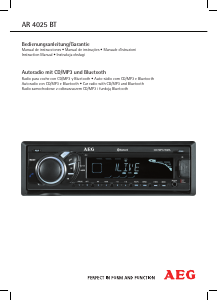 Bedienungsanleitung AEG AR 4025 Autoradio