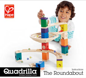 사용 설명서 Quadrilla The Roundabout 마블 트랙