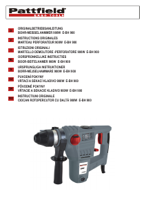 Bedienungsanleitung Pattfield E-BH 900 Bohrhammer