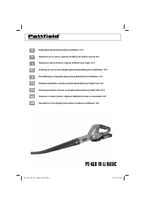 Návod Pattfield PE-ALB 18 Li Basic Vysávač lístia