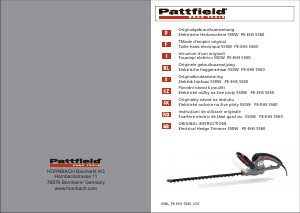 Mode d’emploi Pattfield PE-EHS 5560 Taille-haies