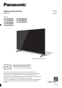 Manuale Panasonic TX-43FXW654S LED televisore