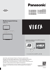 Manuale Panasonic TX-49DSW504 Viera LED televisore