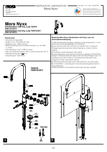 Bruksanvisning Mora Nyxx K7 Blandare