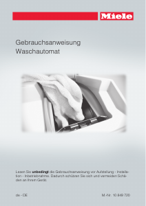 Bedienungsanleitung Miele W 196 WCS Waschmaschine