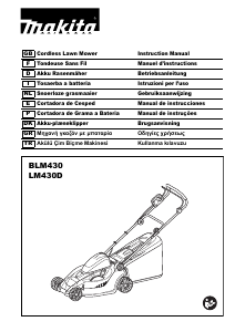 Mode d’emploi Makita BLM430 Tondeuse à gazon