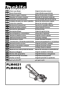 Manual Makita PLM4622 Mașină de tuns iarbă