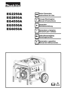 Manuale Makita EG5550A Generatore