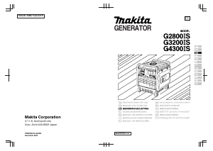 Bedienungsanleitung Makita G2800IS Generator
