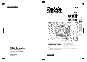 Bedienungsanleitung Makita G3200L Generator