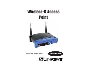 Manual Linksys WAP11 Access Point