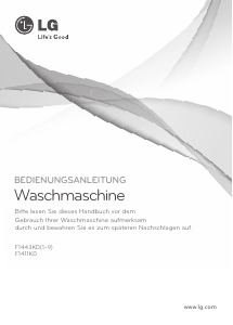 Bedienungsanleitung LG F1411KD Waschmaschine