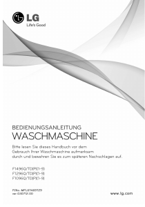 Bedienungsanleitung LG F1496QD1 Waschmaschine