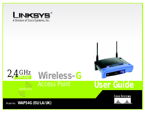 Handleiding Linksys WAP54G Access point