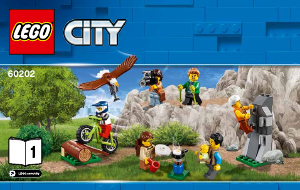 Használati útmutató Lego set 60202 City Figuracsomag – Szabadtéri kalandok