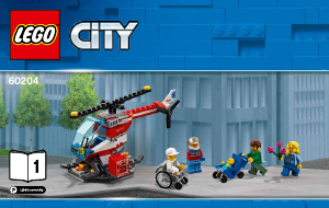 Bedienungsanleitung Lego set 60204 City Krankenhaus