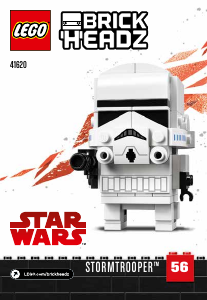Manual Lego set 41620 Brickheadz Stormtrooper