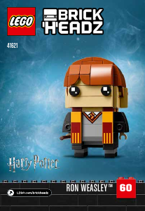 Manual Lego set 41621 Brickheadz Ron Weasley e Albus Dumbledore