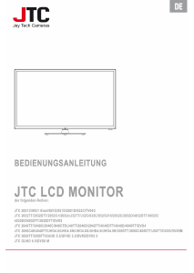 Bedienungsanleitung JTC 821D LCD fernseher