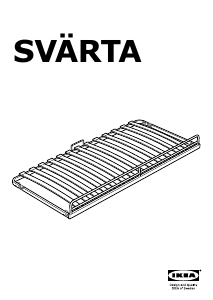 Kasutusjuhend IKEA SVARTA Kušett